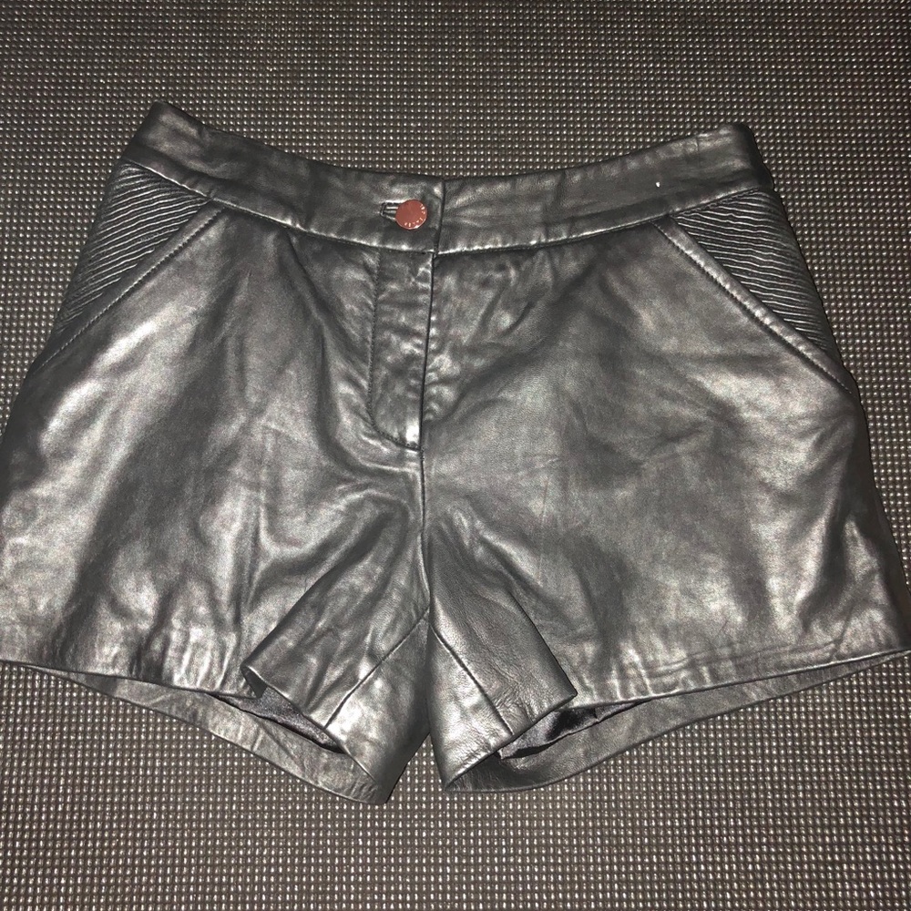 Leather Ted Baker Shorts